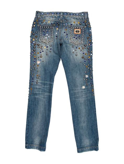 dolce gabbana jeans herren ebay|dolce and gabbana embellished jeans.